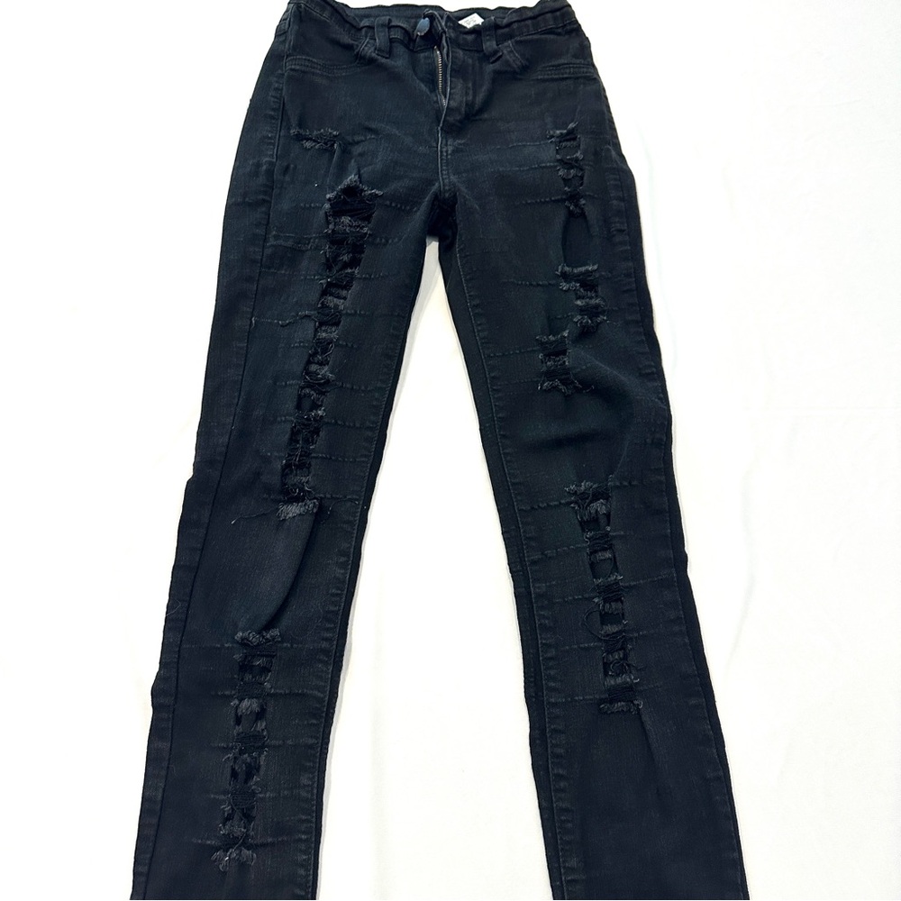 Encore Jeans Ripped Front Jeans - Picture 4 of 7